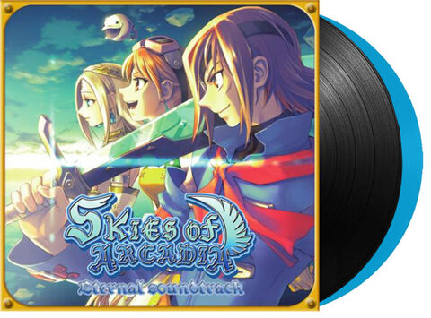 Vinyle Skies Of Arcadia Eternal Soundtrack 3 Lp Bleu/noir